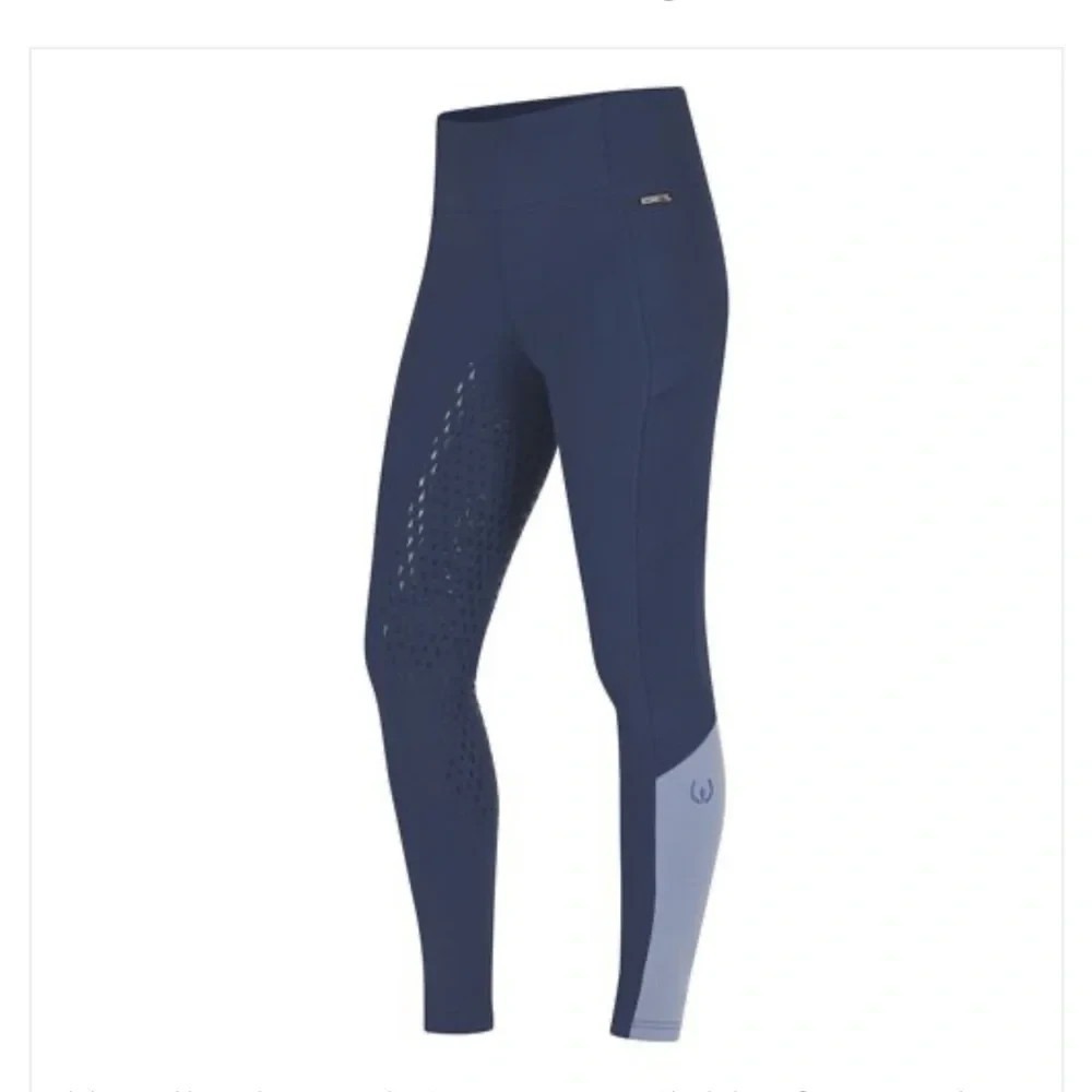 Kerrits NWT Thermo Tech Full Leg Riding Tight in Navy Blue Size Large